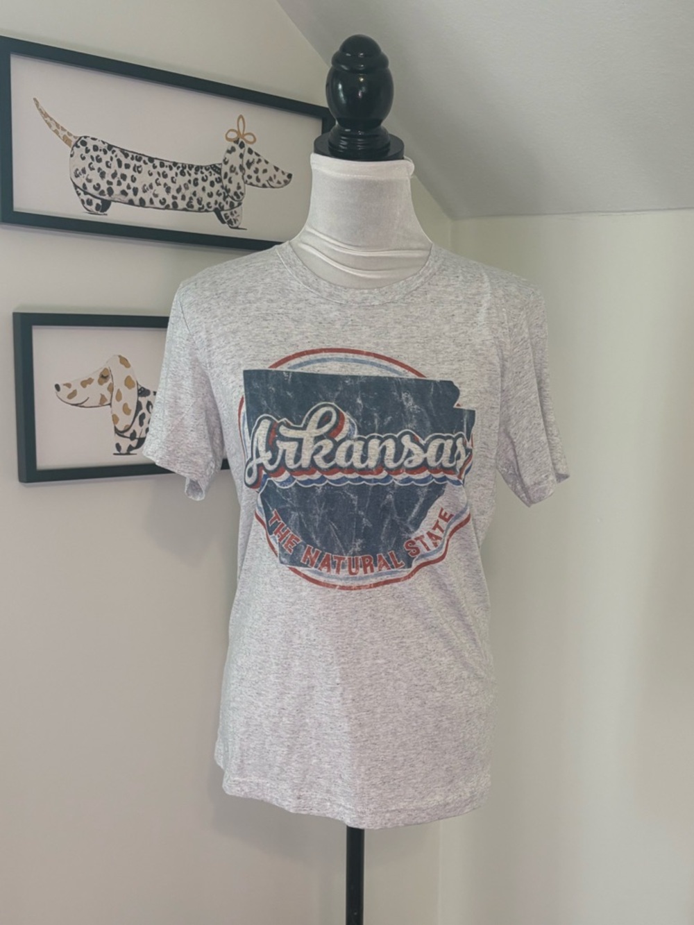 Bella Canvas Light Heather Gray Crewneck Tee
